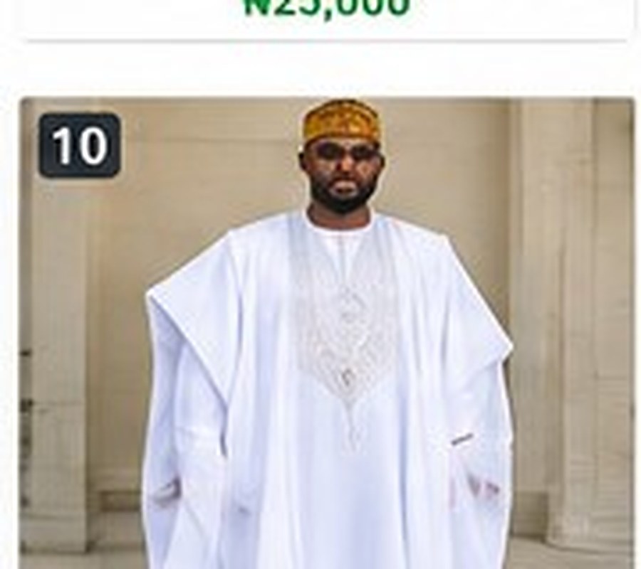 Agbada Embroidery Set